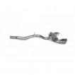 Valved GPF-back exhaust Audi S3 (8Y) Quattro Sportback Scorpion Exhaust - non-resonated / polished trims