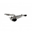 Valved Cat-back exhaust Audi TT RS (8S) 2.5 TFSI Scorpion Exhaust - resonated / black coated trims