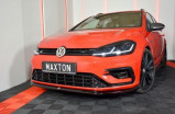 Maxton Design Spoiler předního nárazníku VW Golf VII Facelift - texturovaný plast