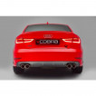 Cobra Sport Valved catback exhaust Audi S3 (8V) Limousine - resonated / TP111-CF tips