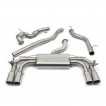 Cobra Sport Valved Turboback exhaust with sports catalyst Audi S3 (8V) Limousine - non-resonated / TP92 tips