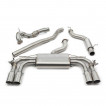 Cobra Sport Valved Turboback de-cat exhaust Audi S3 (8V) Limousine - resonated / TP111-CF tips