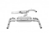 Catback exhaust 80mm AUDI RS3 8V Sedan 2.5 TFSI Milltek Sport - Resonated / Black oval tips