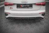 Maxton Design Zadní difuzor Street Pro AUDI A3 S-Line / S3 (8Y) Sportback - červeno-černý