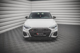 Maxton Design Spoiler předního nárazníku AUDI A3 S-Line / S3 (8Y) V.3 - černý lesklý lak