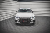 Maxton Design Spoiler předního nárazníku AUDI A3 S-Line / S3 (8Y) V.4 - černý lesklý lak