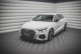 Maxton Design Spoiler předního nárazníku AUDI A3 S-Line / S3 (8Y) V.4 - karbon