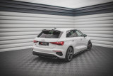 Maxton Design Lišta zadního nárazníku AUDI A3 S-Line / S3 (8Y) - černý lesklý lak