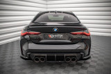 Maxton Design Zadní difuzor Street Pro BMW M4 G82 - červeno-černý