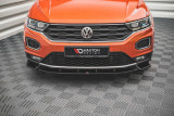 Maxton Design Spoiler předního nárazníku VW T-Roc V.2 - karbon