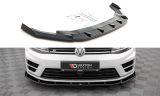 Maxton Design Spoiler předního nárazníku VW Golf Mk7 R V.1 - texturovaný plast