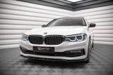 Maxton Design Spoiler předního nárazníku BMW 5 G30 V.2 - černý lesklý lak