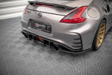 Maxton Design Zadní difuzor Street Pro Nissan 370Z Nismo Facelift - červený