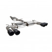 Valved GPF-back exhaust Audi S3 (8V) Saloon Facelift Scorpion Exhaust - resonated / black coated Daytona trims