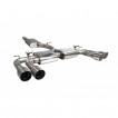 Valved GPF-back exhaust Audi S3 (8V) Saloon Facelift Scorpion Exhaust - resonated / polished Daytona trims