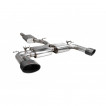 Valved GPF-back exhaust Audi S3 (8V) Saloon Facelift Scorpion Exhaust - resonated / carbon fibre EVO trims