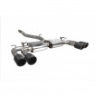 Valved GPF-back exhaust Audi S3 (8V) Saloon Facelift Scorpion Exhaust - non-resonated / carbon fibre Ascari trims