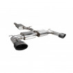 GPF-back exhaust Audi S3 (8V) Saloon Facelift Scorpion Exhaust - resonated / carbon fibre EVO trims