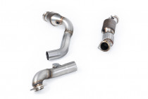 Large-bore downpipe exhaust BMW M2 Coupé / M3 / M3 Competition / M4 / M4 Competititon Milltek Sport - hi-flow HJS catalyst