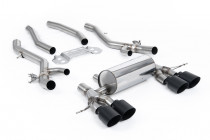 OPF-back exhaust BMW M3 G80/G81 & M4 G82 Milltek Sport - non resonated / Cerakote black tips