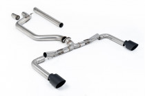 OPF-back 80mm exhaust Volkswagen Golf GTI Mk8 2.0 TSI Milltek Sport - RACE / Cerakote black tips