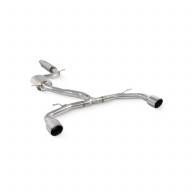 GPFback exhaust Cupra Leon 245 Scorpion Exhaust - Resonated / Polished Indy tips