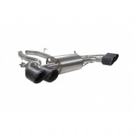 Half System with valves BMW X3M incl. Competition (2019-2021) Scorpion Exhaust - Carbon Ascari tips