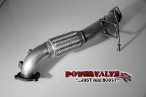 BCS Automotive 1. díl výfuku downpipe Ford Focus RS 2,5T - 200 komorový katalyzátor