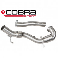 Cobra Sport 1.díl výfuku Downpipe pro VW Polo GTI 6R 1.8 TSI - se sportovním katalyzátorem 