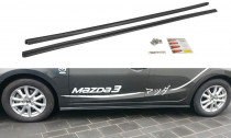 Maxton Design Prahové lišty Mazda 3 Mk3 Facelift - texturovaný plast