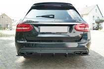 Maxton Design Spoiler zadního nárazníku Mercedes C63 AMG W205 Combi - karbon