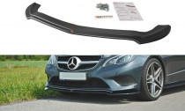 Maxton Design Spoiler předního nárazníku Mercedes E W212 - černý lesklý lak