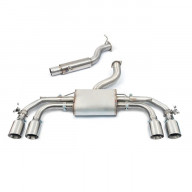 Cobra Sport Valved GPF-back Race exhaust Cupra Formentor 2.0 TSI - resonated / TP80-BLK tips