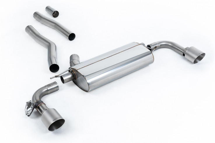 OPF-back exhaust system BMW 1 128ti (F40 5-door) - Dual GT-115 Titanium Trims