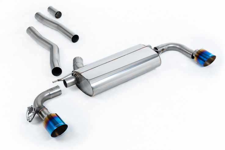 OPF-back exhaust system BMW 1 128ti (F40 5-door) - Dual GT-115 Burnt Titanium Trims