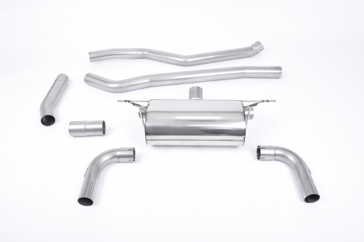 Catback exhaust BMW 3 F30 320i L M Sport Milltek Sport - polished tips