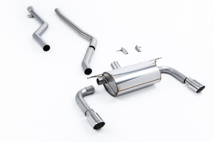 Catback exhaust BMW 3 F30 320i M Sport Milltek Sport - polished tips