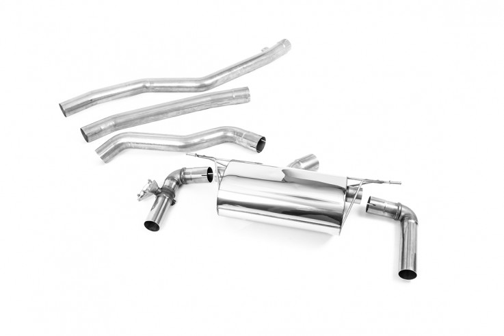 Catback exhaust BMW 3 F31 M340i Touring Milltek Sport - polished tips