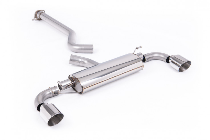 OPF-back exhaust Toyota Yaris GR Gen 2 1.6T Milltek Sport - non resonated / polished tips