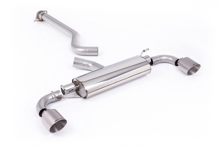 OPF-back exhaust Toyota Yaris GR Gen 2 1.6T Milltek Sport - non resonated / titanium tips