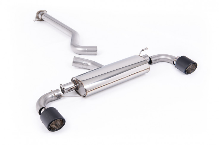 OPF-back exhaust Toyota Yaris GR Gen 2 1.6T Milltek Sport - non resonated / carbon tips