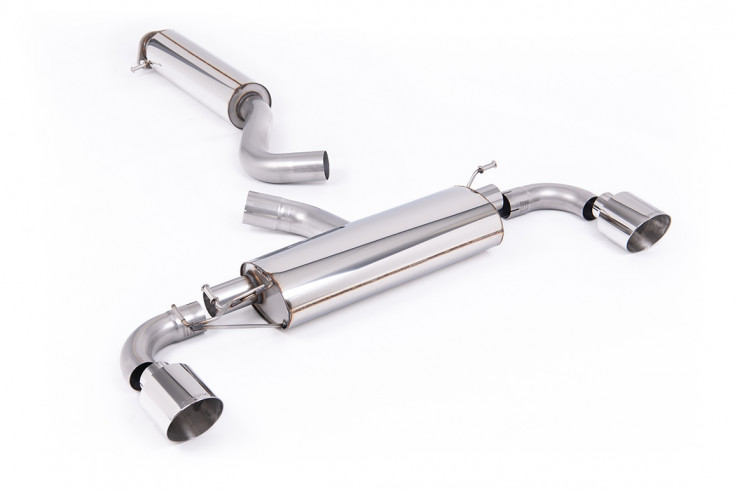 OPF-back exhaust Toyota Yaris GR Gen 2 1.6T Milltek Sport - resonated / polished tips