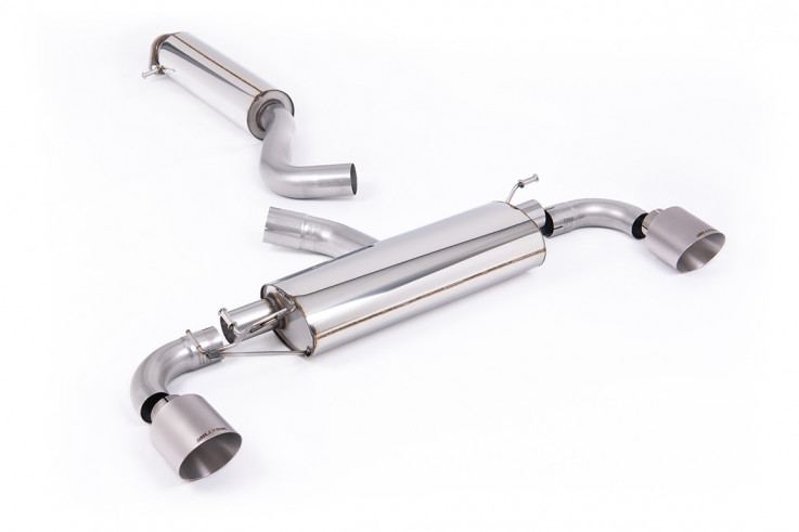 OPF-back exhaust Toyota Yaris GR Gen 2 1.6T Milltek Sport - resonated / titanium tips