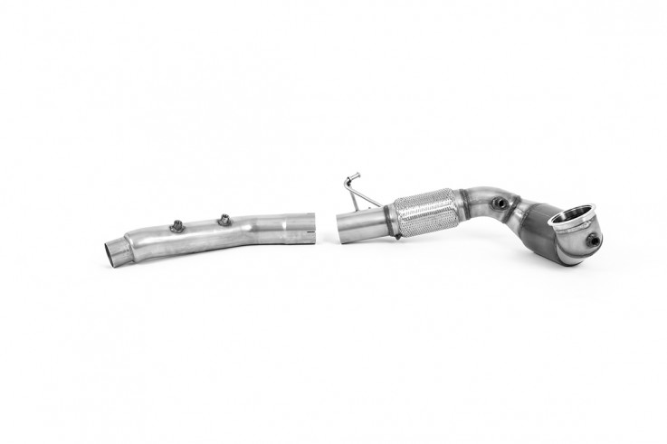 Downpipe kit Cupra Leon LK1 2,0 TSI 221 kW Milltek Sport - Napojení na origo Catback / HJS katalyzátor