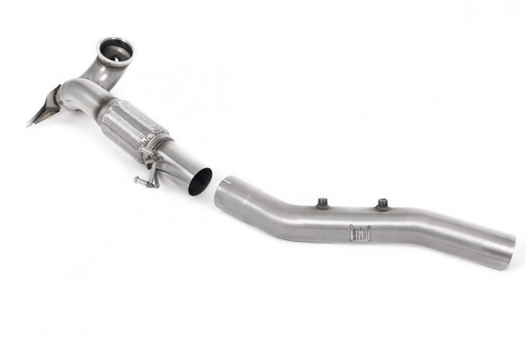 Downpipe kit Škoda Octavia 4 RS NX 2,0 TSI 180 kW Milltek Sport - Napojení na Milltek Catback / Bez katalyzátoru