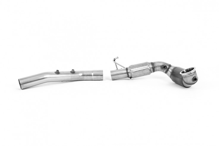 Downpipe kit Škoda Octavia 4 RS NX 2,0 TSI 180 kW Milltek Sport - Napojení na Milltek Catback / Závodní katalyzátor